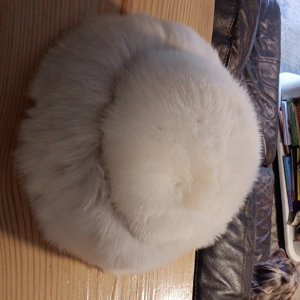 Elegant White Fur Hat